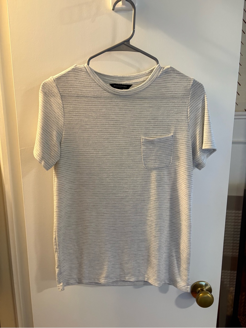 Banana Republic | Striped Short Sleeve Tee Shirt with Pocket